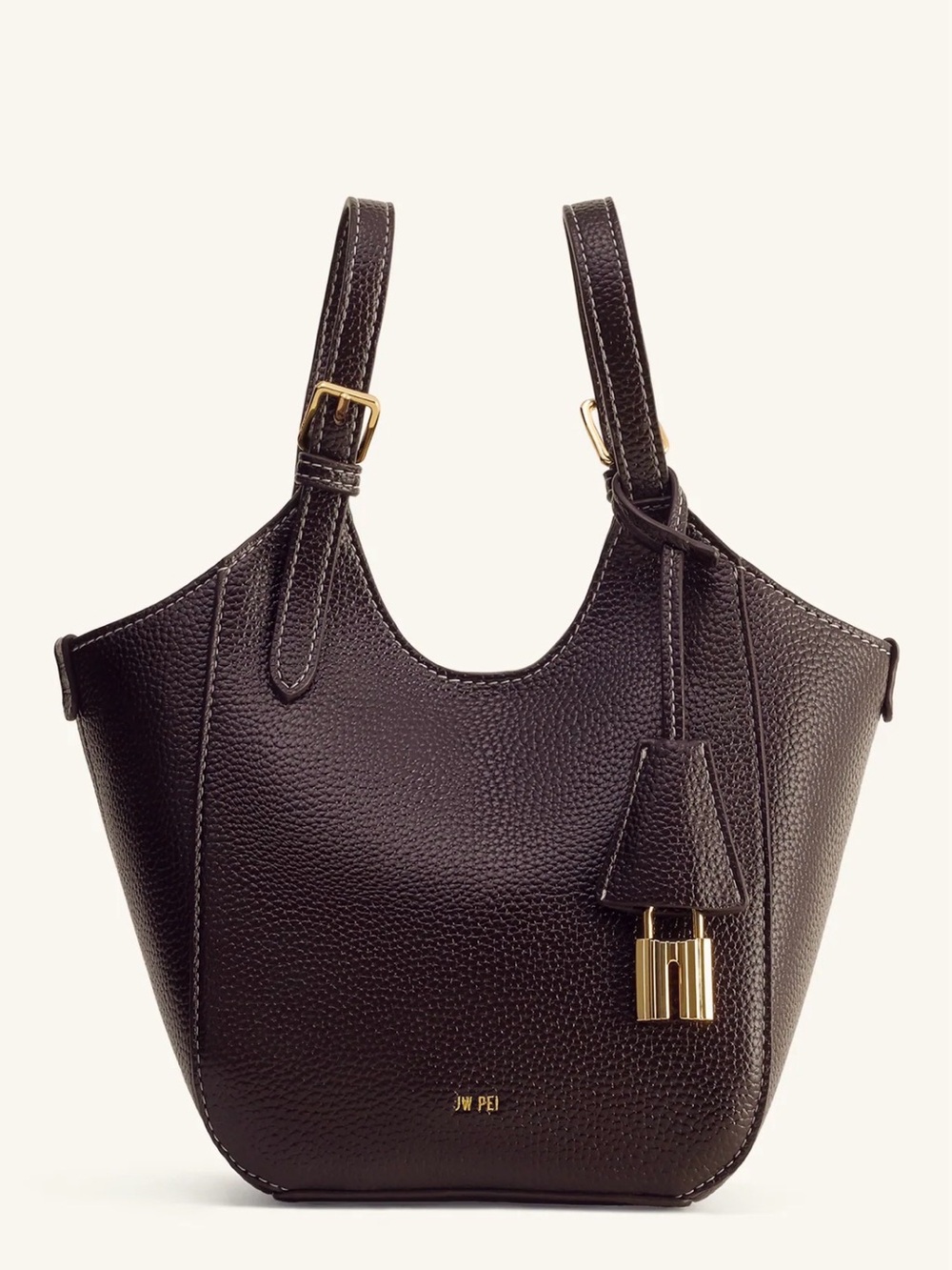 JW Pei Ines Padlock Tote Bag